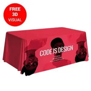 Premium Table Throw (Full-Color Dye Sublimation, Full Bleed)